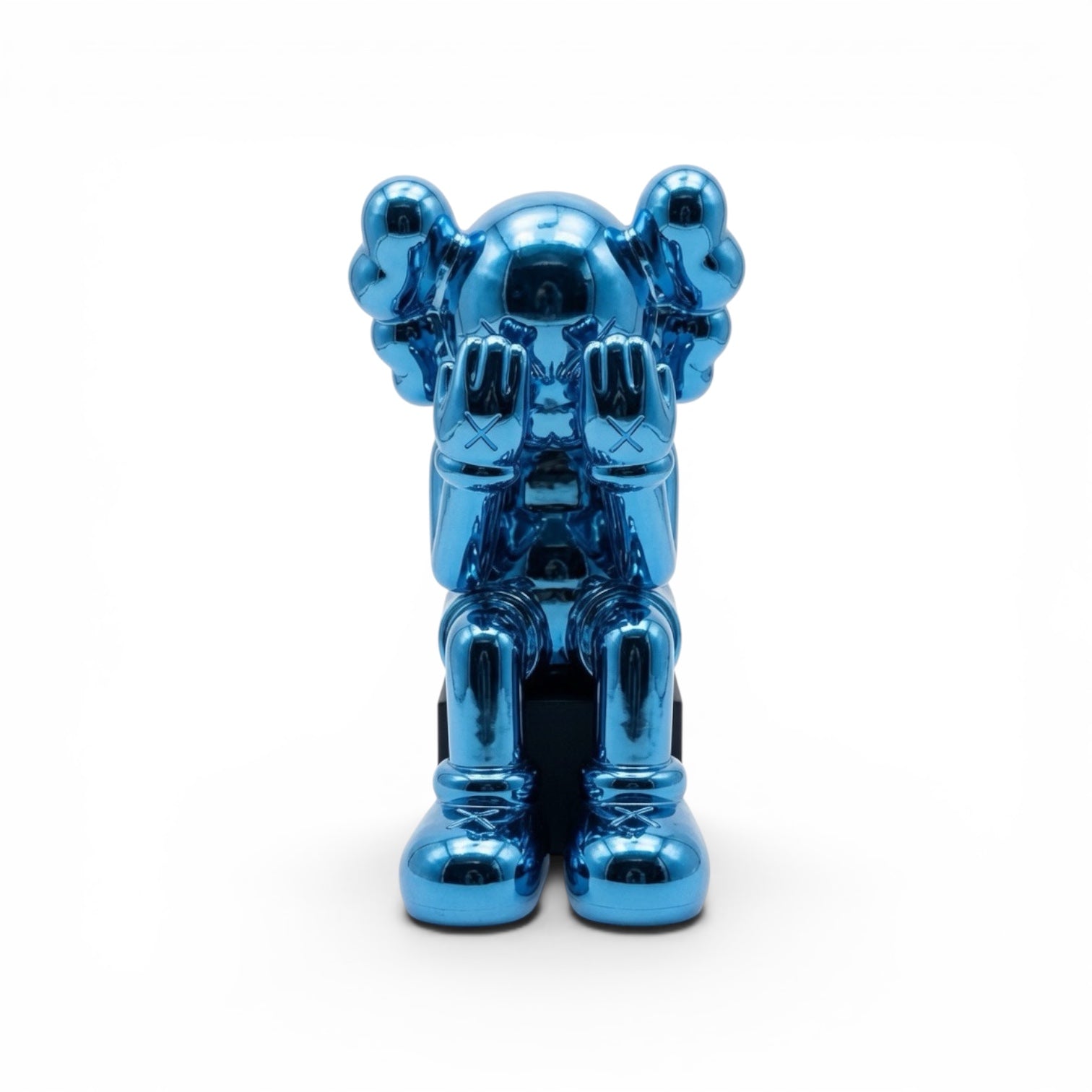 Kaws Oturan Figur Heykel 28cm