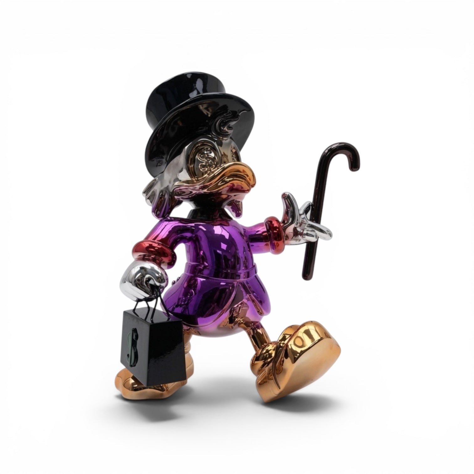 Scrooge McDuck Lüks Chrome Figür 40cm