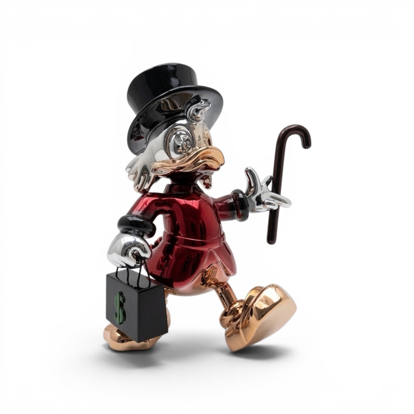 Scrooge McDuck Lüks Chrome Figür 40cm