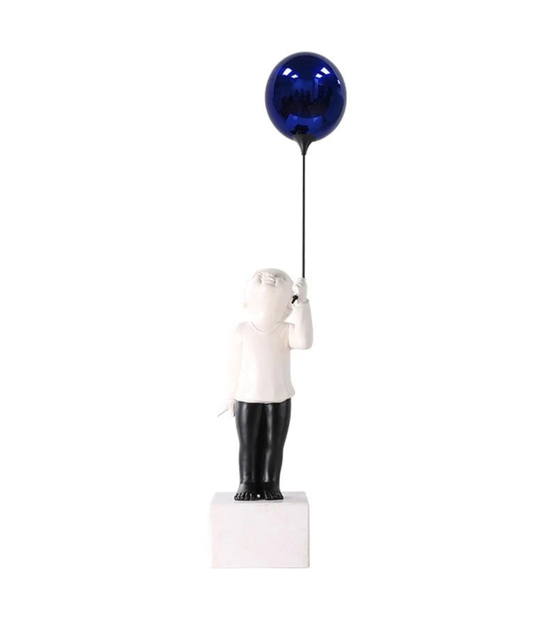Balonlu Çocuk Dekoratif Figür 85cm