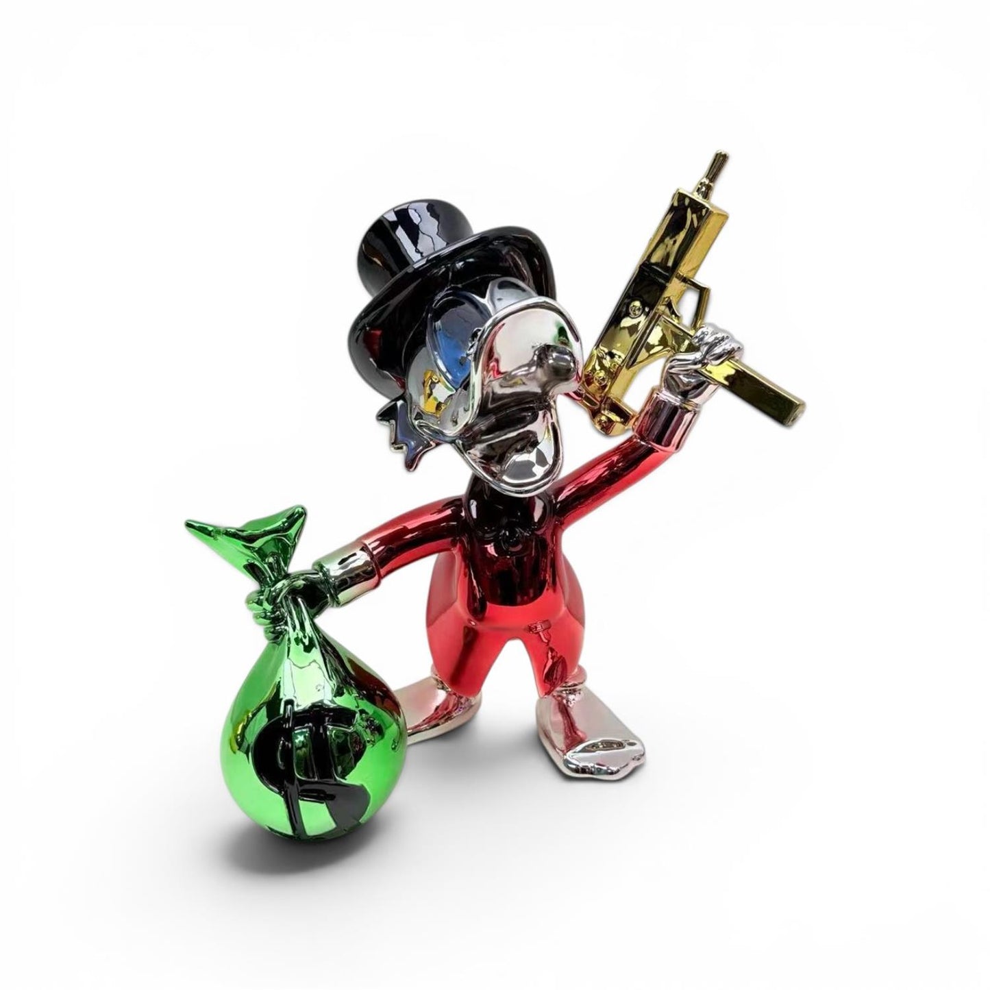 Gangster Ducky Duck Dekoratif Figür 40cm