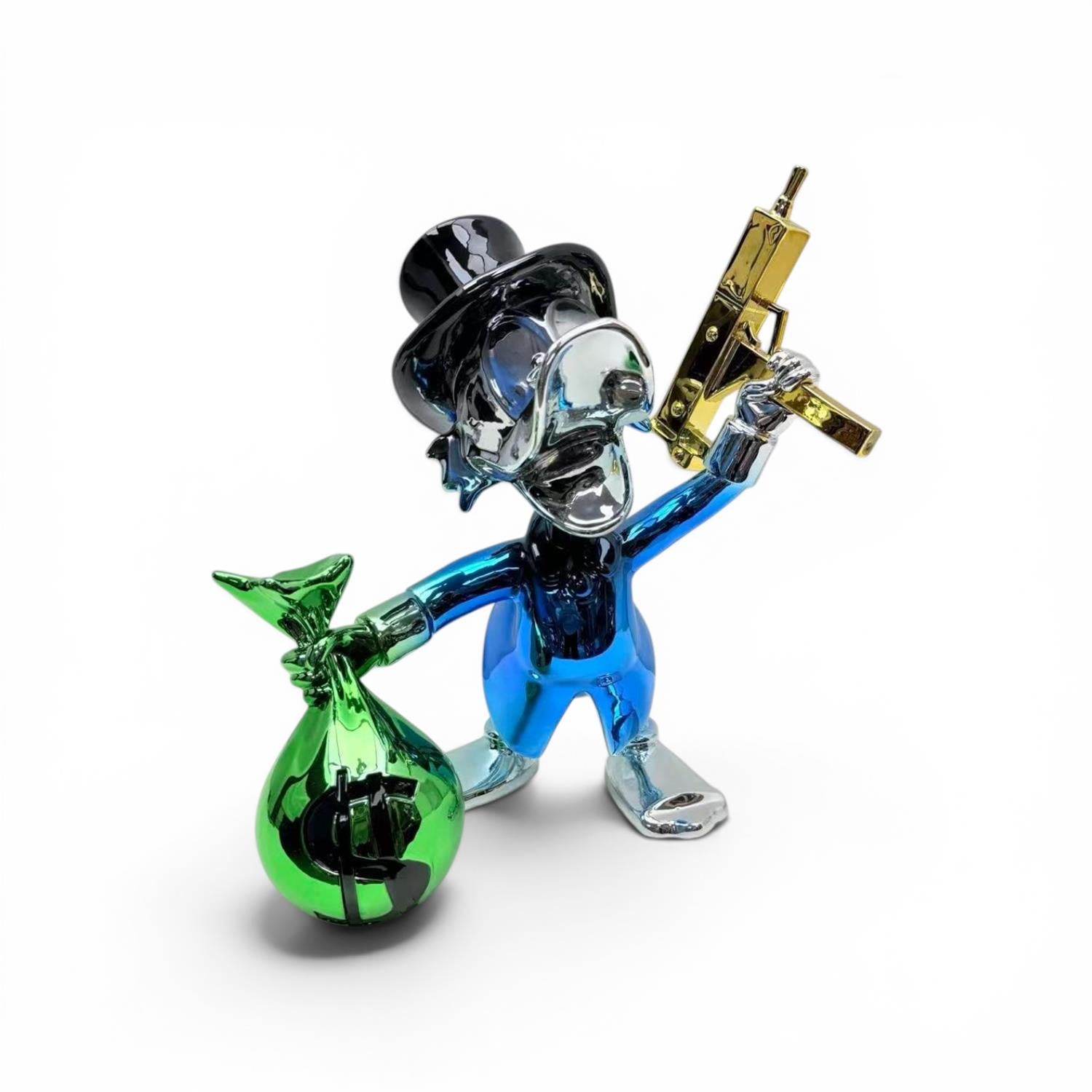Gangster Ducky Duck Dekoratif Figür 40cm